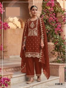 Rangoli Crush with Sequence Embroidery Work Pakistani Suit