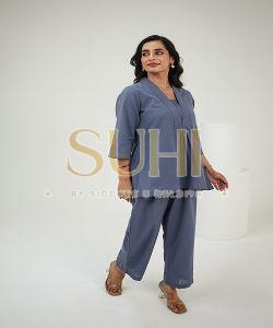 Eira Blue Natural Flex Co-ord Set