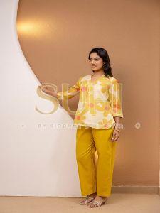 Genda Gul Mul Chanderi Co-Ord Set