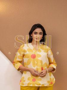 Genda Gul Mul Chanderi Co-Ord Set