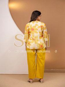 Genda Gul Mul Chanderi Co-Ord Set