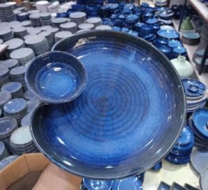 Ceramic Food Serving Plate Set