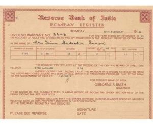 Dividend Warrant Printing Service