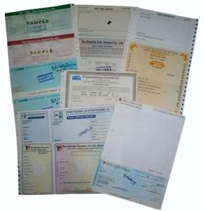 Paying Slip Printing Services