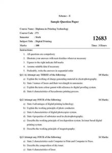 Question Paper Printing Service
