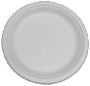 10 Inch Round Bagasse Disposable Plate