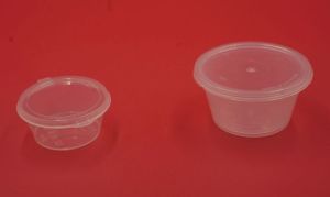 Round Transparent Plastic Food Container