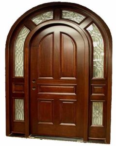 Designer Grand Archway Sagwan Wood Main Door