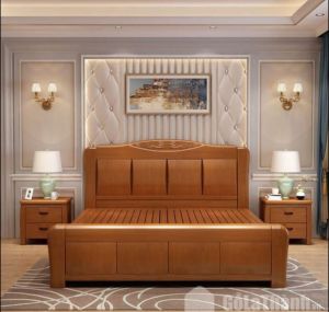 Maharaja Sagwan Bed With Side Tables