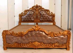 Royal Carved Sagwan Luxury Bed