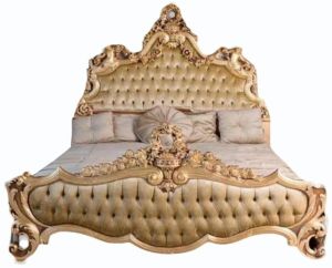 Royal Maharaja Sagwan Designer Bed
