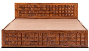 Sagwan Wood Designer Double Bed