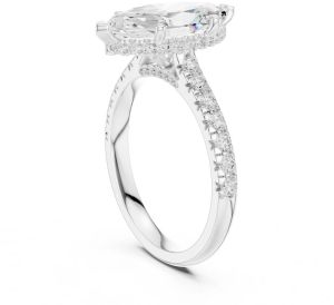 0.67 Carat Marquise Cut Lab Grown Diamond Ring