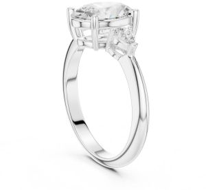 14K Rose Gold 3.00 CT Oval Cut Diamond Ring