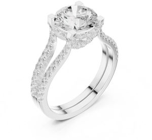 14K Rose Gold 3.00 CT Round Cut Diamond Ring