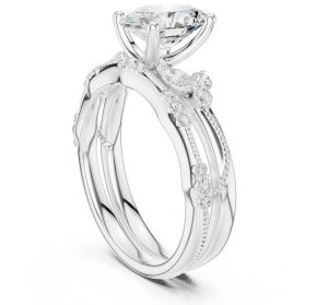 14K Solid Gold 0.23 Carat Marquise Cut Lab Grown Diamond Ring