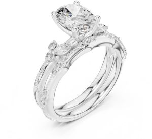 14K Solid Gold 0.23 Carat Marquise Cut Lab Grown Diamond Ring