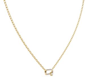 14K Solid Gold 0.30 Carat Cushion Cut Diamond Pendent