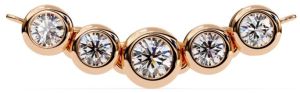 14K Solid Gold 0.30 Carat Oval Cut Diamond Pendent