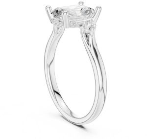 14K Solid Gold 0.36 Carat Round Cut Diamond Ring