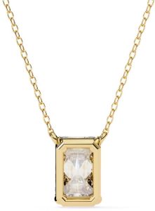 14K Solid Gold 1.00 Carat Emerald Cut Diamond Pendent