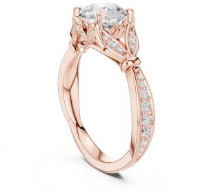 14K Solid Gold 1.50 Carat Round Cut Lab Grown Diamond Ring