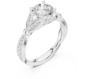 14K Solid Gold 1.50 Carat Round Cut Lab Grown Diamond Ring