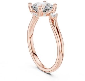 14K Solid Gold 2.0 Carat IGI Certified Diamond Ring