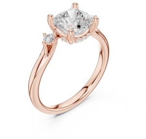 14K Solid Gold 2.0 Carat IGI Certified Diamond Ring