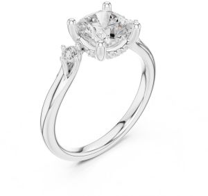 14K Solid Gold 2.0 Carat IGI Certified Diamond Ring