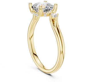 14K Solid Gold 2.0 Carat IGI Certified Diamond Ring