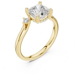 14K Solid Gold 2.0 Carat IGI Certified Diamond Ring
