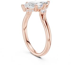 14K Solid Gold 2.0 Carat Lab Grown Diamond Ring