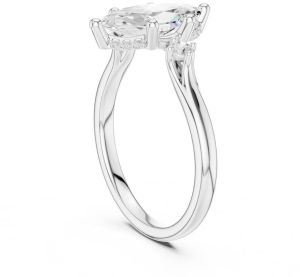 14K Solid Gold 2.0 Carat Lab Grown Diamond Ring