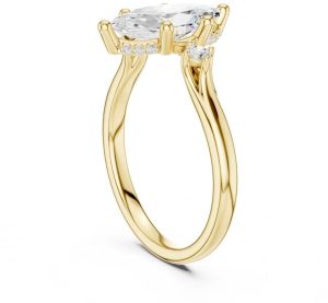 14K Solid Gold 2.0 Carat Lab Grown Diamond Ring