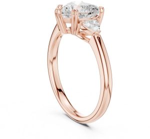 14K Solid Gold 2.00 Carat Heart Cut Lab Grown Diamond Ring