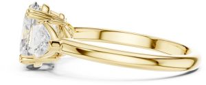 14K Solid Gold 2.00 Carat Oval Cut Lab Grown Diamond Ring