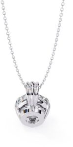 14K Solid Gold 2.00 Carat Round Cut Diamond Pendent