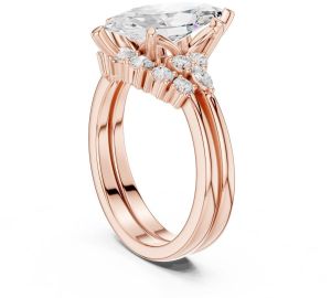 14K Solid Gold 2.5 Carat Lab Grown Diamond Ring