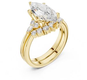 14K Solid Gold 2.5 Carat Lab Grown Diamond Ring