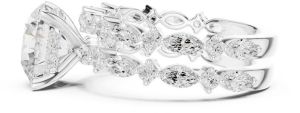 14K Solid Gold 3.00 Carat Round Cut Lab Grown Diamond Ring