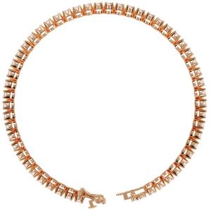 14K Solid Gold 3.58 Carat Lab Grown Diamond Bracelet