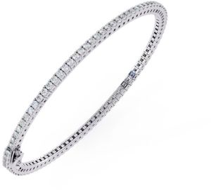 14K Solid Gold 3.96 Carat Lab Grown Diamond Bracelet