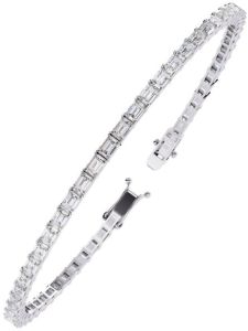 14K Solid Gold 3.98 Carat Lab Grown Diamond Bracelet