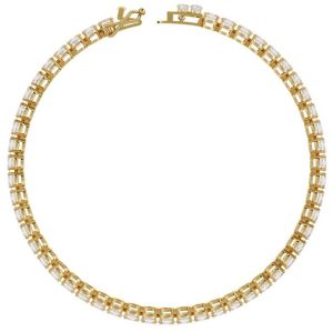 14K Solid Gold 6.92 Carat Lab Grown Diamond Bracelet