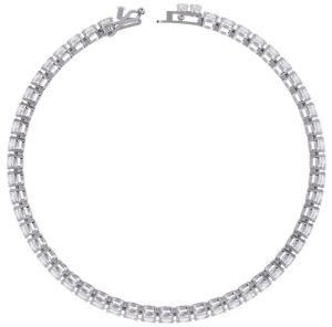14K Solid Gold 6.92 Carat Lab Grown Diamond Bracelet