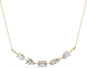 14K Solid Gold Lab Grown Diamond Necklace