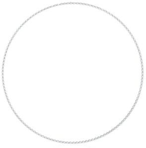 14k Solid Gold Oval Cut Diamond Necklace