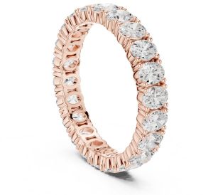 14k Solid Gold Oval Cut IGI Certified Diamond Ring