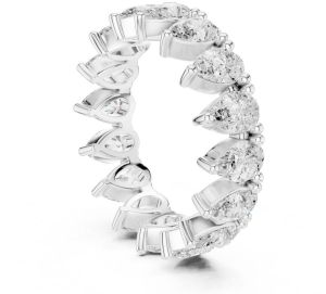 14K Solid Gold Pear Cut Lab Grown Diamond Ring